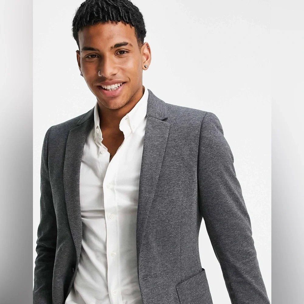 ASOS Design Super Skinny Jersey Blazer